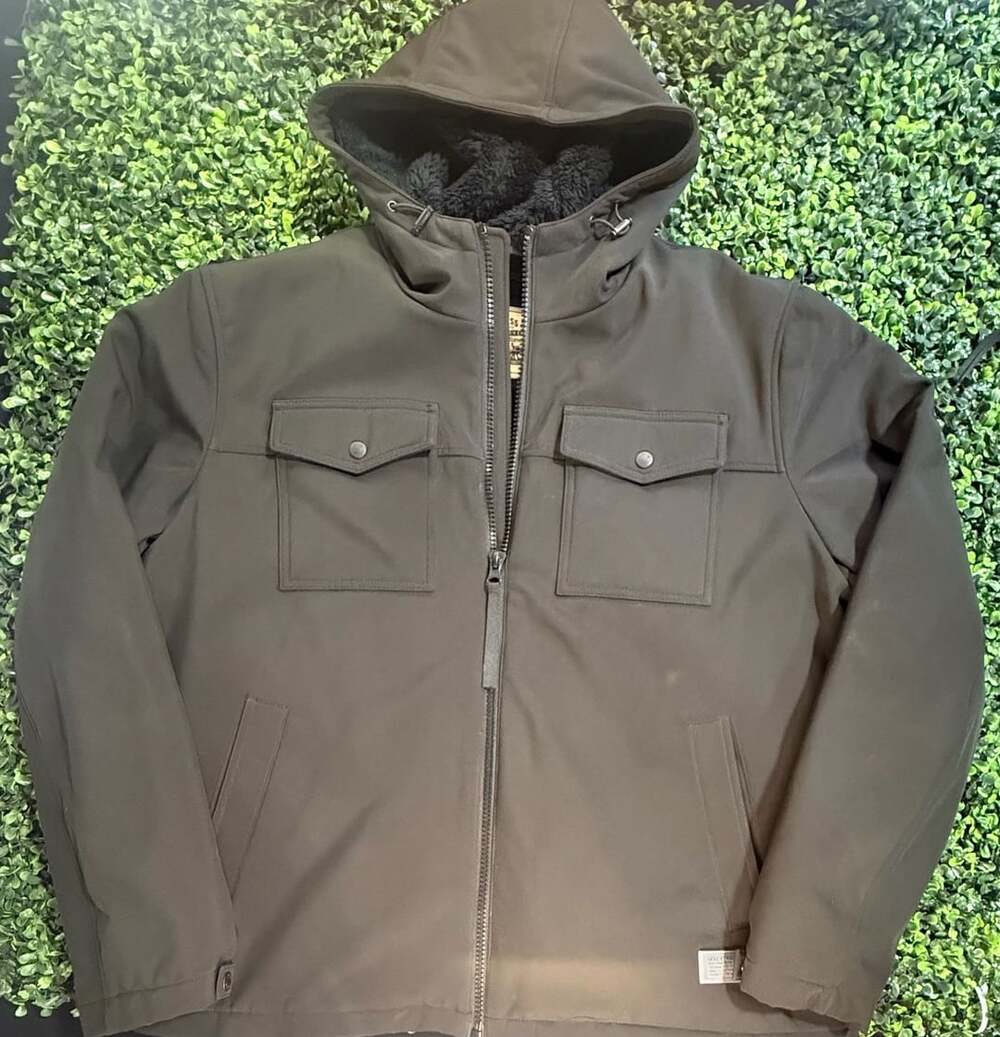 Levi's Men's Soft Shell Hooded Sherpa Lined Two Pocket Trucker Jacket XXL